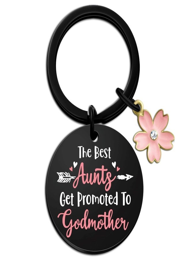 Aisity Godmother Gift Keychain for Women Godmother Proposal Gift Christian Baptism Gifts for Women God Mother Cute Pregnancy Baby Announcement Present Christmas Stocking Stuffers - Image 1